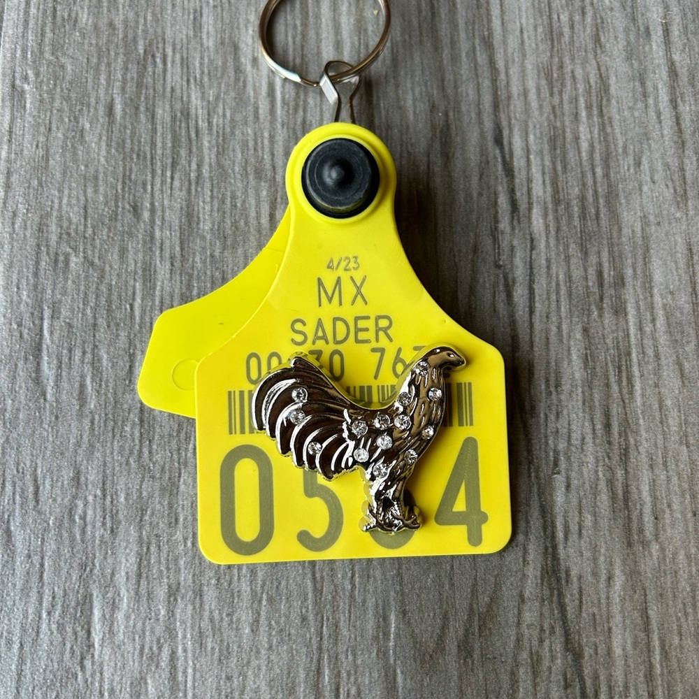 Arete De Vaca Llavero Cattle Tag
Western Keychain